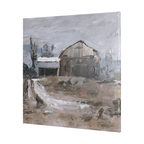 Late Autumn in Countryside II by Mercana Studio a Hand Embellished Textured Canvas by Mercana at Eve Furniture