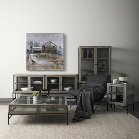 Late Autumn in Countryside II by Mercana Studio a Hand Embellished Textured Canvas by Mercana at Eve Furniture
