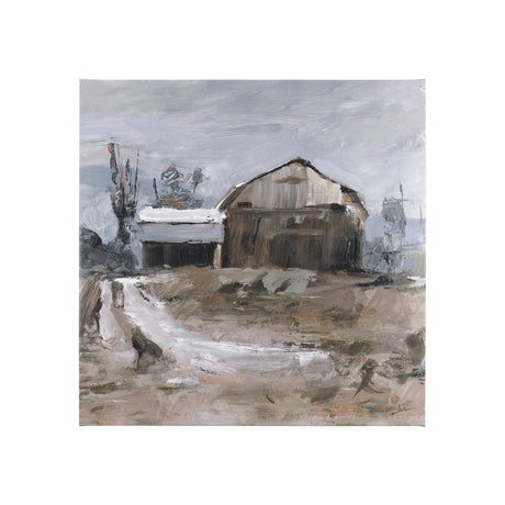 Late Autumn in Countryside II by Mercana Studio a Hand Embellished Textured Canvas by Mercana at Eve Furniture