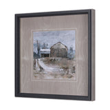 Late Autumn in Countryside II by Mercana Studio Hand Embellished Framed Art Print Matted under Glass by Mercana at Eve Furniture