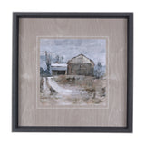 Late Autumn in Countryside II by Mercana Studio Hand Embellished Framed Art Print Matted under Glass by Mercana at Eve Furniture