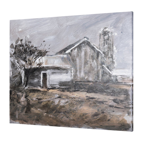 Late Autumn in Countryside III by Mercana Studio a Hand Embellished Textured Canvas by Mercana at Eve Furniture