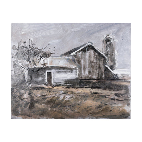Late Autumn in Countryside III by Mercana Studio a Hand Embellished Textured Canvas by Mercana at Eve Furniture