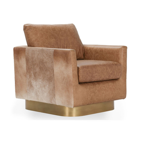Lathe Accent Chair - Sedona Brown by Classic Home at Eve Furniture