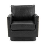 Lathe Onyx Black Accent Chair by Classic Home at Eve Furniture