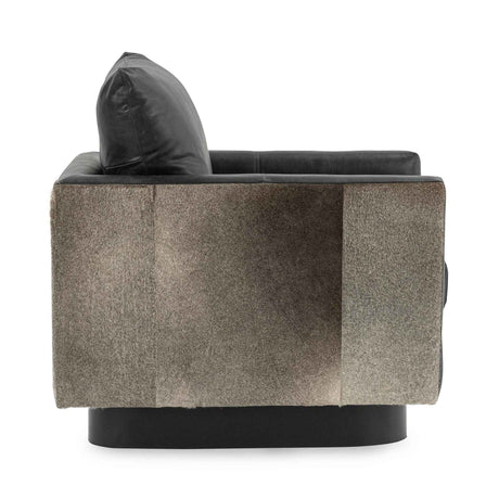 Lathe Onyx Black Accent Chair by Classic Home at Eve Furniture