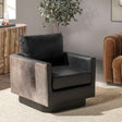 Lathe Onyx Black Accent Chair by Classic Home at Eve Furniture