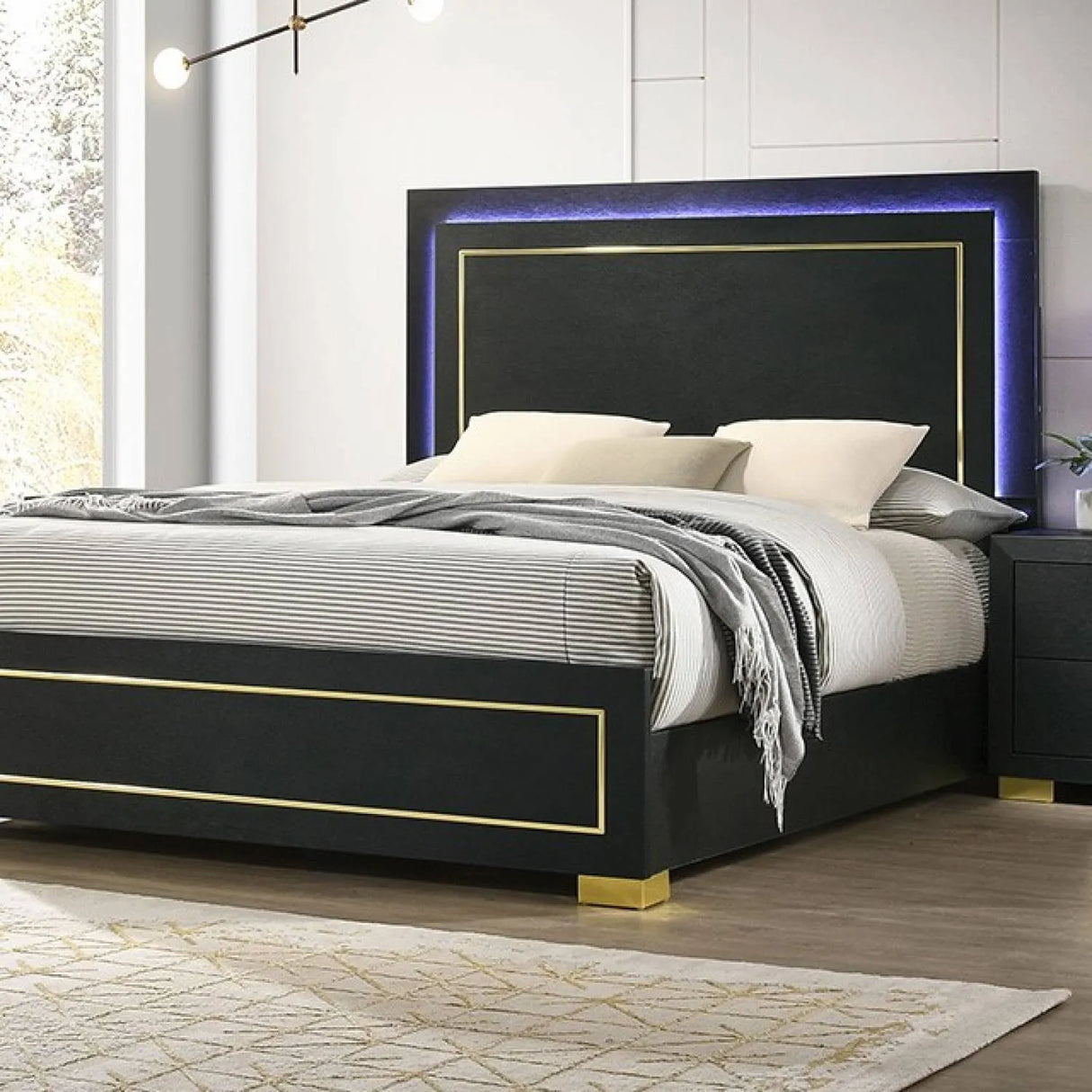 Latimer Black Full Bed by Furniture of America at Eve Furniture