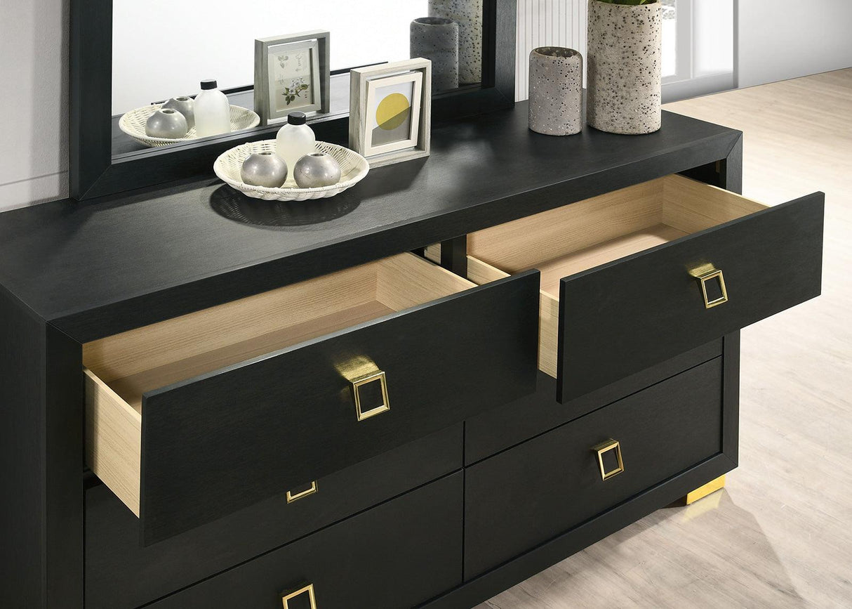 Latimer Black Dresser by Furniture of America at Eve Furniture