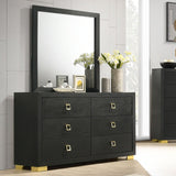 Latimer Black Dresser by Furniture of America at Eve Furniture