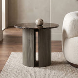 Latona Dark Gray End Table by Furniture of America at Eve Furniture