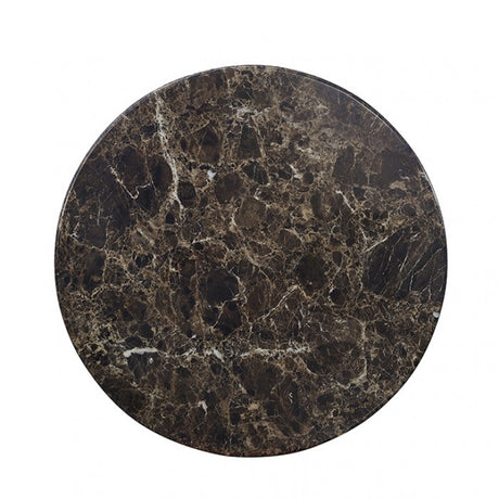 Latona Dark Gray Round Coffee Table by Furniture of America at Eve Furniture