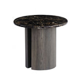 Latona Dark Gray Side Table by Furniture of America at Eve Furniture