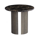 Latona Dark Gray Side Table by Furniture of America at Eve Furniture