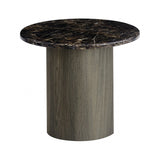Latona Dark Gray Side Table by Furniture of America at Eve Furniture
