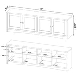 Laughlin Gunmetal 3-piece Entertainment Center by Coaster at Eve Furniture