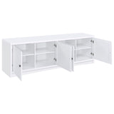 Laughlin Gunmetal 3-piece Entertainment Center by Coaster at Eve Furniture