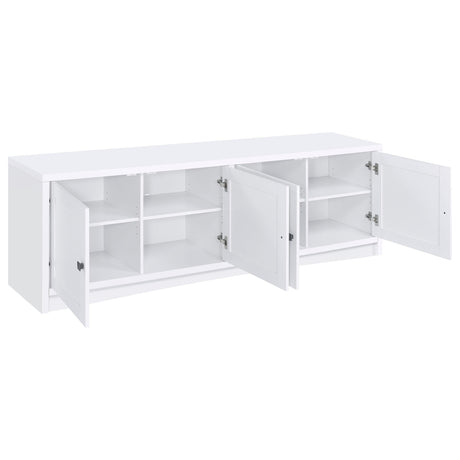 Laughlin Gunmetal 3-piece Entertainment Center by Coaster at Eve Furniture