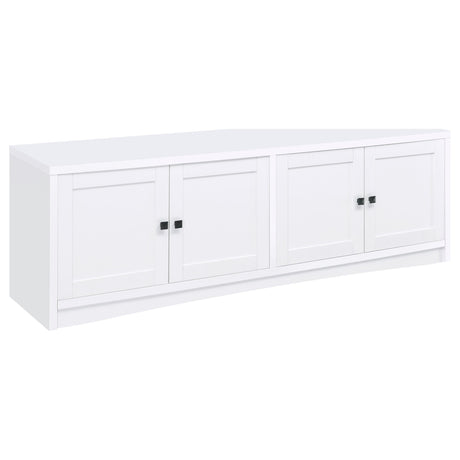 Laughlin White 3-Piece Entertainment Center TV Stand by Coaster at Eve Furniture