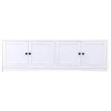 Laughlin White 3-Piece Entertainment Center TV Stand by Coaster at Eve Furniture