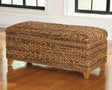 Laughton Amber Hand-Woven Storage Trunk by Coaster at Eve Furniture