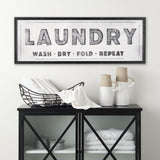 Laundry Wash by Mercana Studio a Hand Embellished Textured Framed Art Print by Mercana at Eve Furniture
