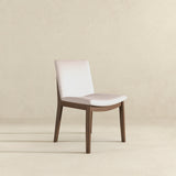 Laura Beige Linen Solid Wood Dining Chair (Set Of 2) by Ashcroft Furniture at Eve Furniture