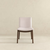 Laura Beige Linen Solid Wood Dining Chair (Set Of 2) by Ashcroft Furniture at Eve Furniture