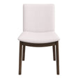 Laura Beige Linen Solid Wood Dining Chair (Set Of 2) by Ashcroft Imports at Eve Furniture