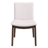 Laura Beige Linen Solid Wood Dining Chair (Set Of 2) by Ashcroft Imports at Eve Furniture
