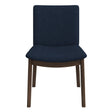 Laura Blue Linen Solid Wood Dining Chair (Set Of 2) by Ashcroft Furniture at Eve Furniture