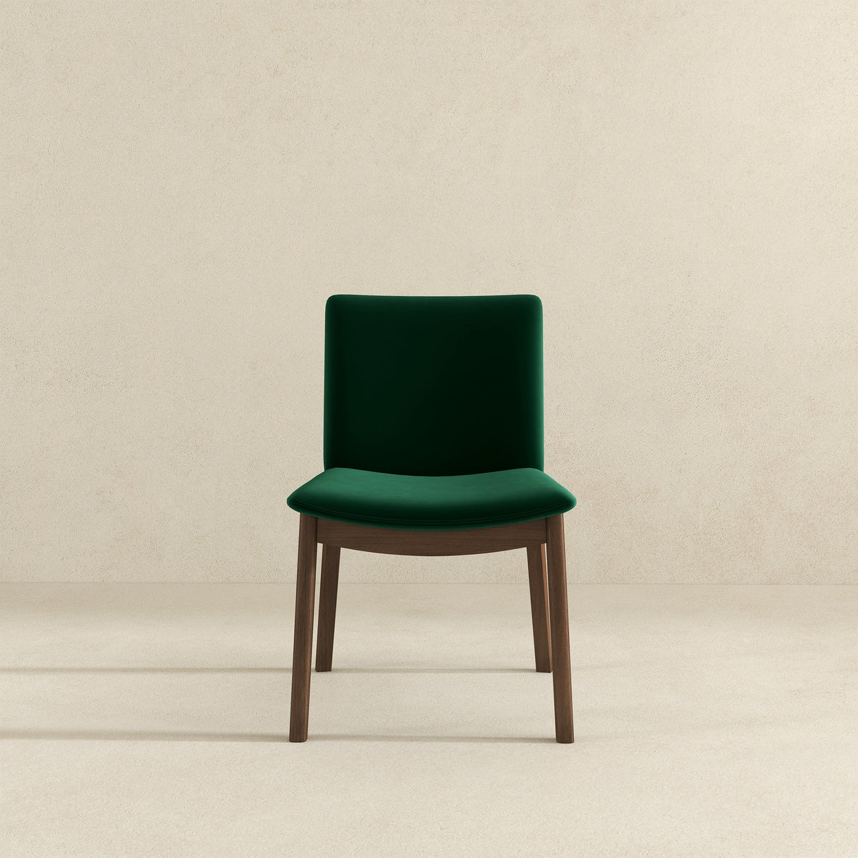 Laura Green Velvet Solid Wood Dining Chair (Set Of 2) by Ashcroft Furniture at Eve Furniture