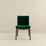 Laura Green Velvet Solid Wood Dining Chair (Set Of 2) by Ashcroft Furniture at Eve Furniture