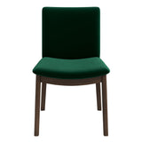 Laura Green Velvet Solid Wood Dining Chair (Set Of 2) by Ashcroft Furniture at Eve Furniture