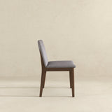 Laura Light Grey Linen Solid Wood Dining Chair (Set Of 2) by Ashcroft Furniture at Eve Furniture