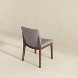 Laura Light Grey Linen Solid Wood Dining Chair (Set Of 2) by Ashcroft Furniture at Eve Furniture