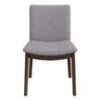 Laura Light Grey Linen Solid Wood Dining Chair (Set Of 2) by Ashcroft Furniture at Eve Furniture