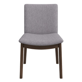 Laura Light Grey Linen Solid Wood Dining Chair (Set Of 2) by Ashcroft Furniture at Eve Furniture