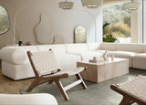 Laurel Beige Wood Framed Accent Chair by Diamond Sofa at Eve Furniture