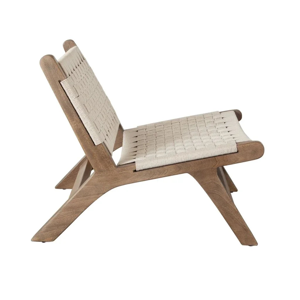 Laurel Beige Wood Framed Accent Chair by Diamond Sofa at Eve Furniture