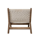 Laurel Beige Wood Framed Accent Chair by Diamond Sofa at Eve Furniture
