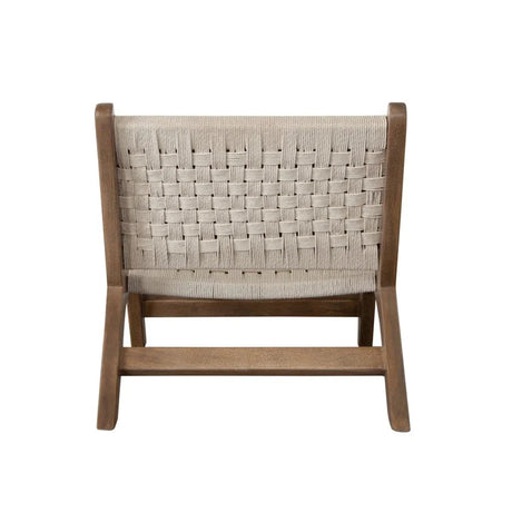 Laurel Beige Wood Framed Accent Chair by Diamond Sofa at Eve Furniture