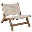Laurel Beige Wood Framed Accent Chair by Diamond Sofa at Eve Furniture