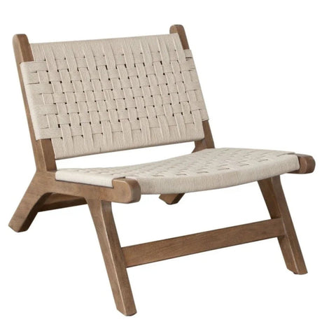 Laurel Beige Wood Framed Accent Chair by Diamond Sofa at Eve Furniture