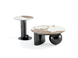 Laurel Coffee Table and End Table in Black (set of 2) by Manhattan Comfort at Eve Furniture
