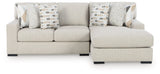 Laurelgrove Pebble 2-Piece Sectional Sofa with RAF Chaise by Ashley at Eve Furniture