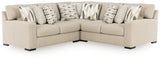 Laurelgrove Pebble 3-Piece Sectional by Ashley at Eve Furniture