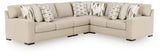 Laurelgrove Pebble 4-Piece Sectional by Ashley at Eve Furniture