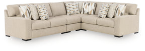 Laurelgrove Pebble 4-Piece Sectional by Ashley at Eve Furniture