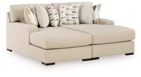 Laurelgrove Pebble Super Chaise by Ashley at Eve Furniture